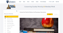 Desktop Screenshot of centerforfaithandwork.com